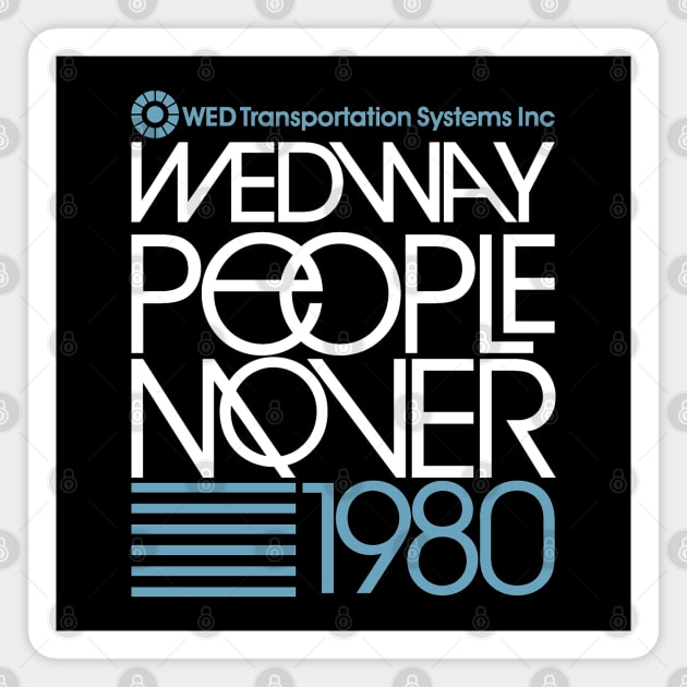 Wedway Transportation System Peoplemover 1980 Magnet by BurningSettlersCabin